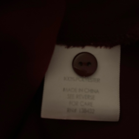 Modcloth Maroon Button-Down Blouse 1X - Picture 8 of 12